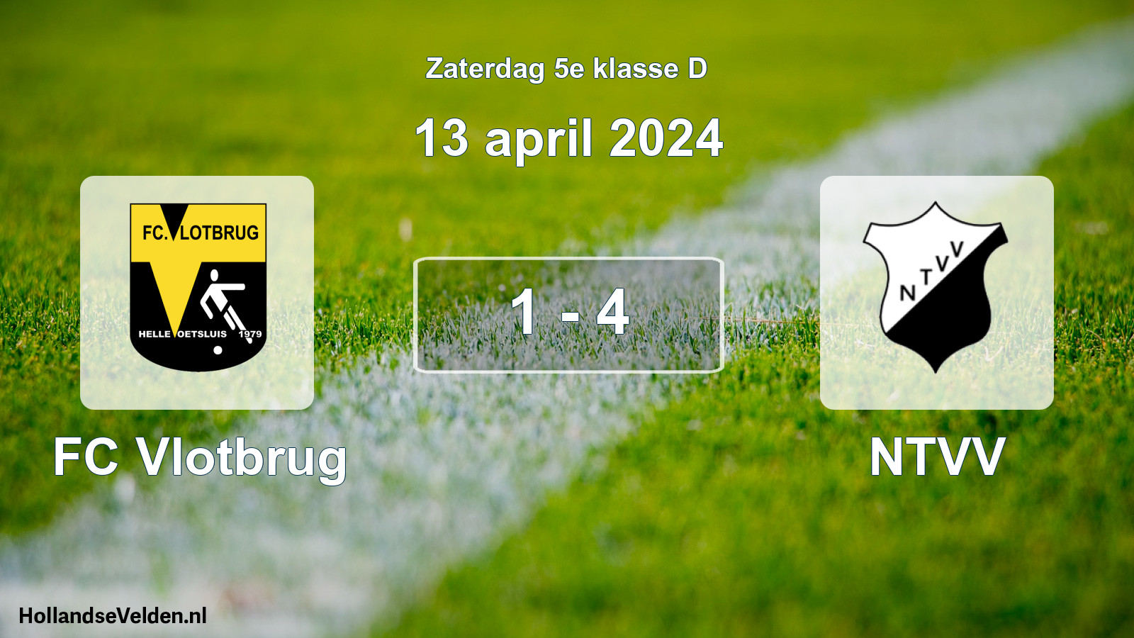Total number of matches played: FC Vlotbrug - NTVV 1 - 4 (13 April 2024)