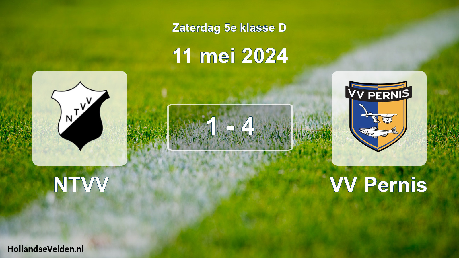 Total number of matches played: NTVV - VV Pernis 1 - 4 (11 May 2024)