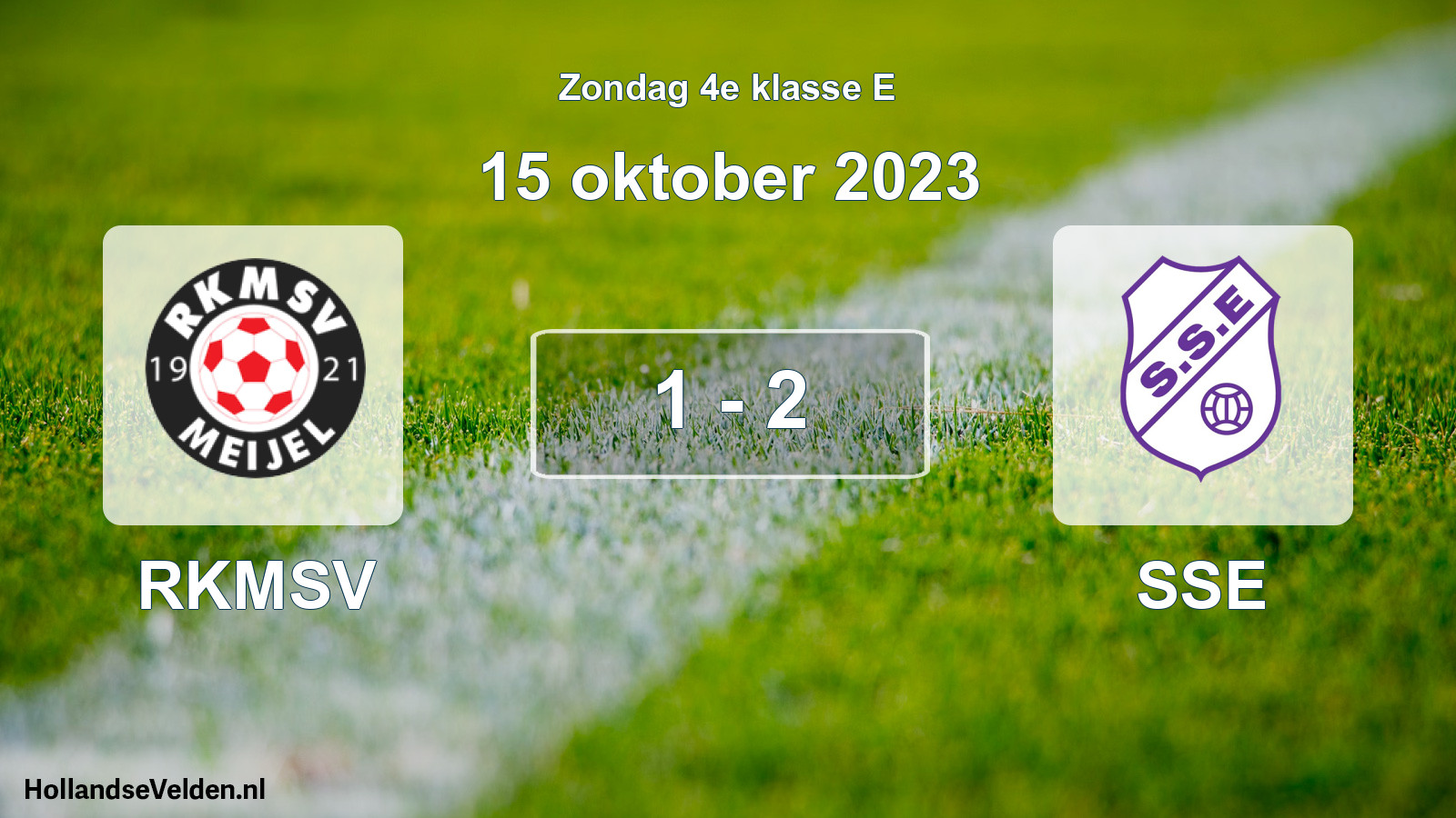 Total number of matches played: RKMSV - SSE 1 - 2 (15 October 2023)