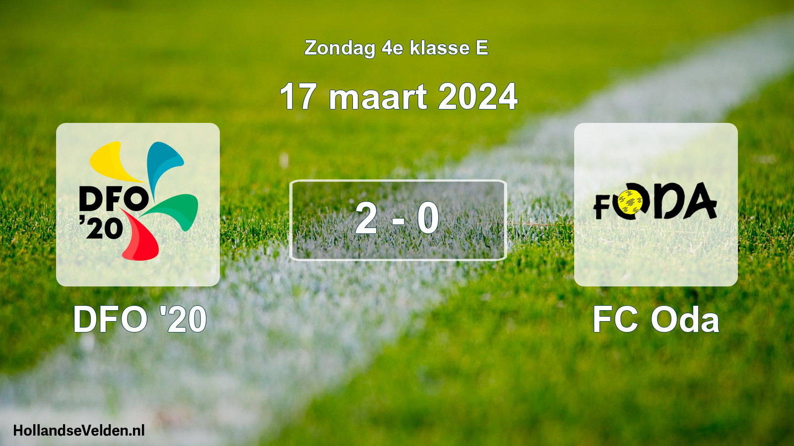 Total number of matches played: DFO '20 - FC Oda 2 - 0 (17 March 2024)