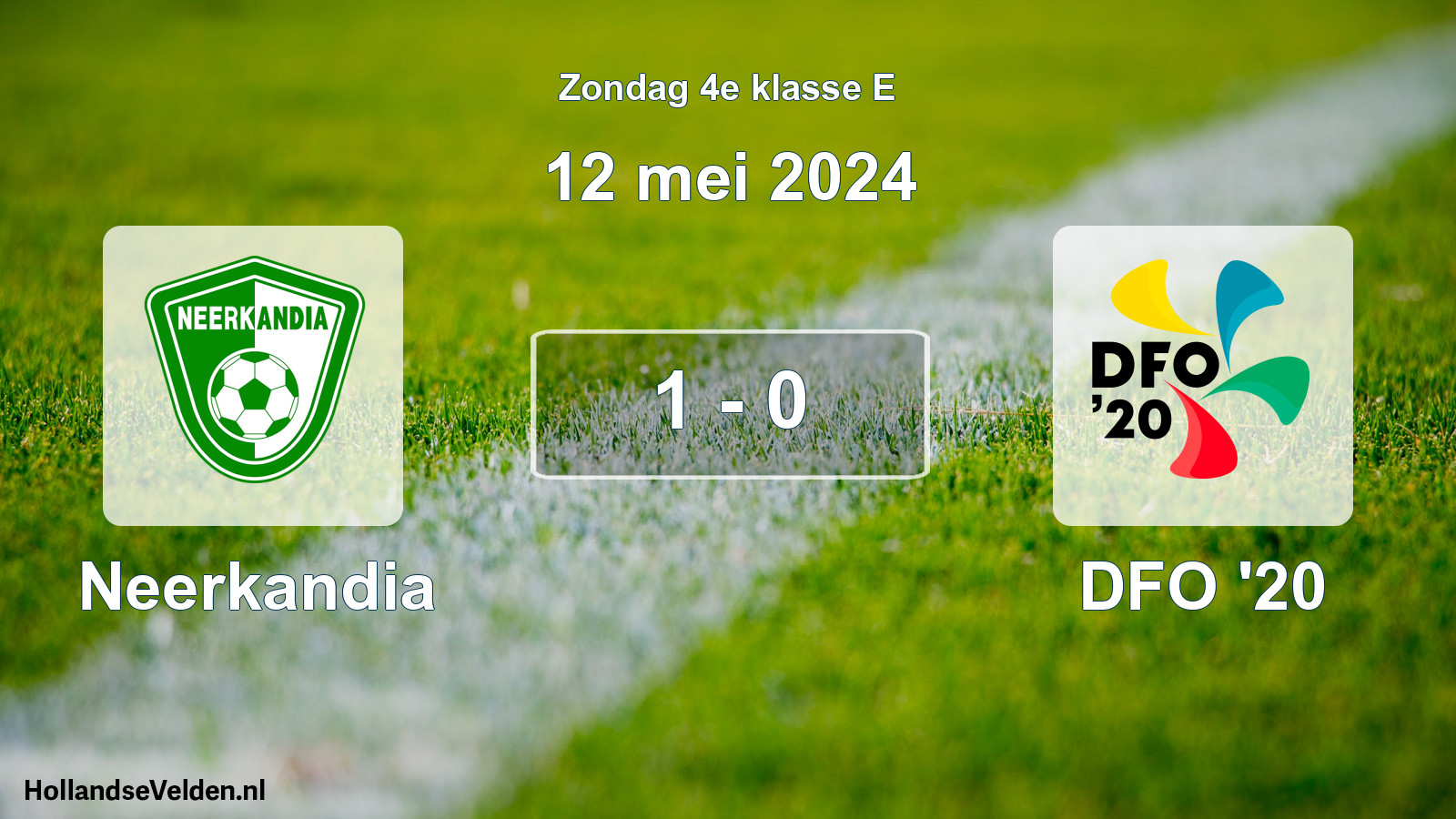 Total number of matches played: Neerkandia - DFO '20 1 - 0 (12 May 2024)