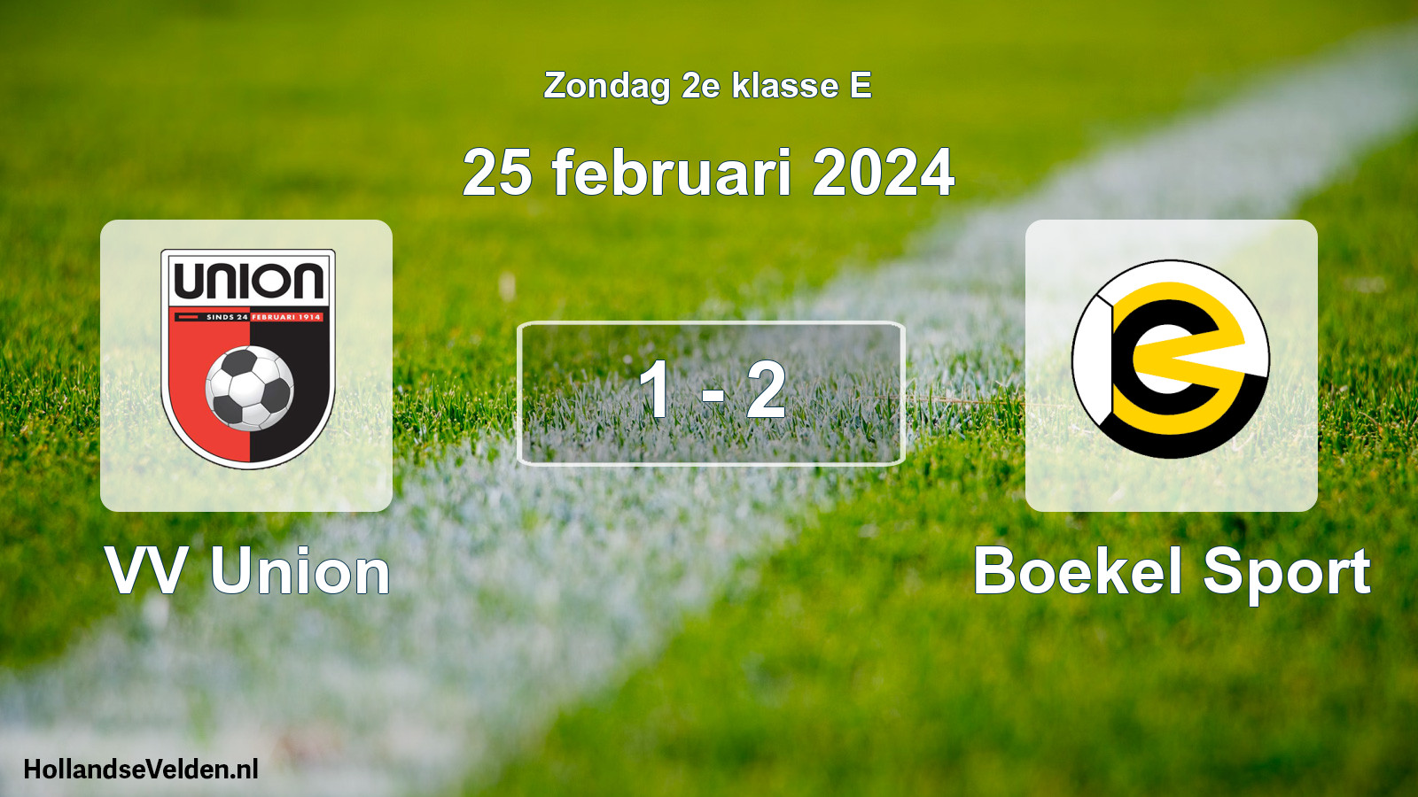 Total number of matches played: VV Union - Boekel Sport 1 - 2 (25 February 2024)