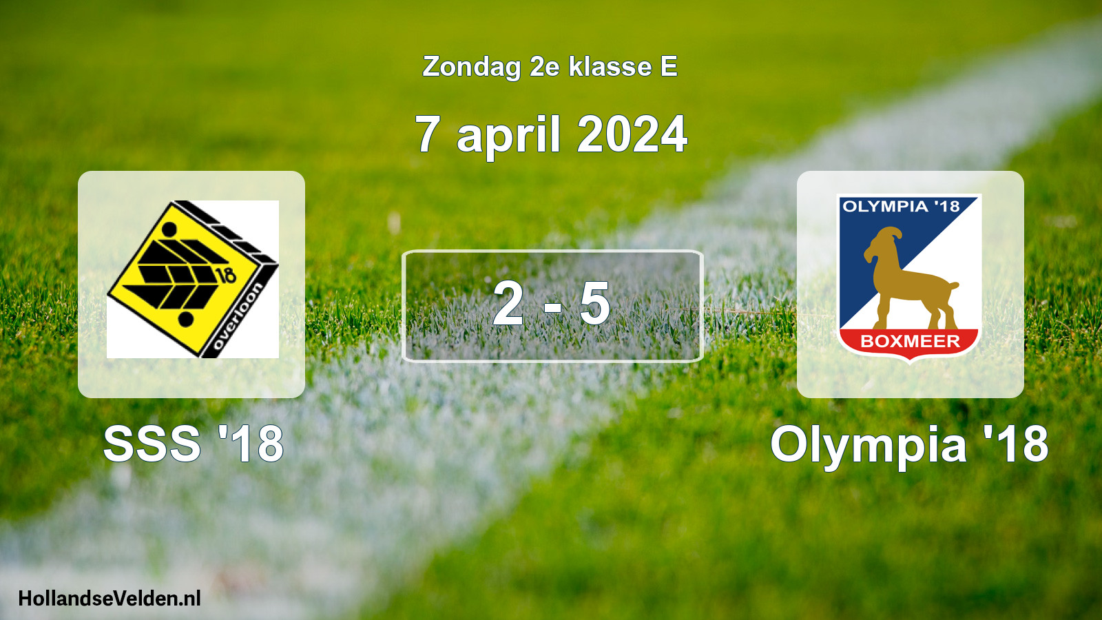 Total number of matches played: SSS '18 - Olympia '18 2 - 5 (7 April 2024)