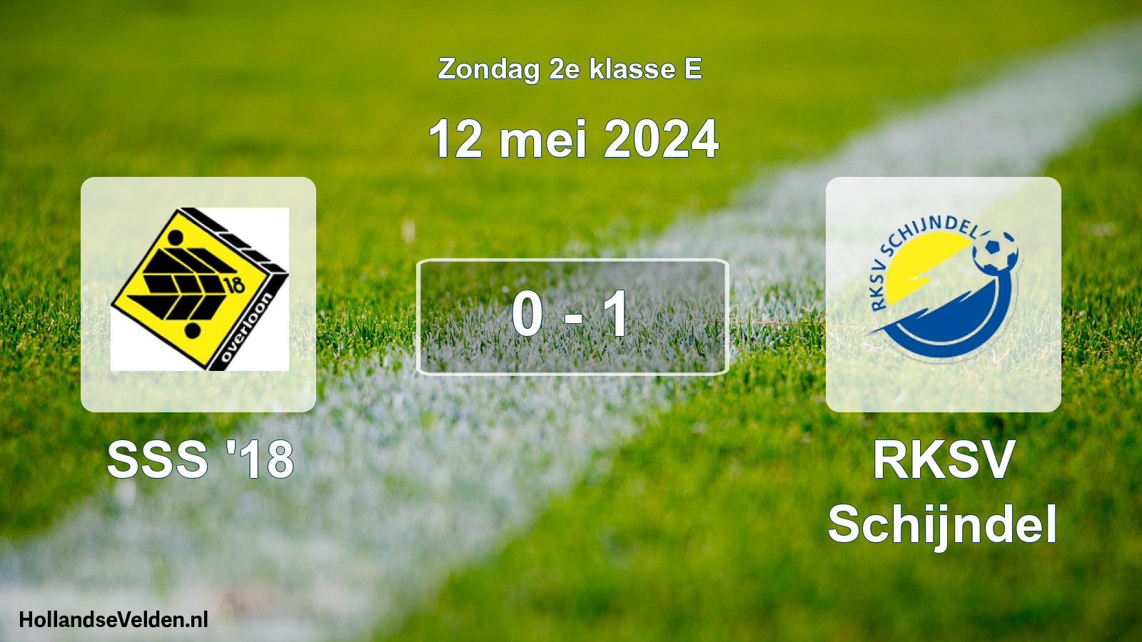 Total number of matches played: SSS '18 - RKSV Schijndel 0 - 1 (12 May 2024)