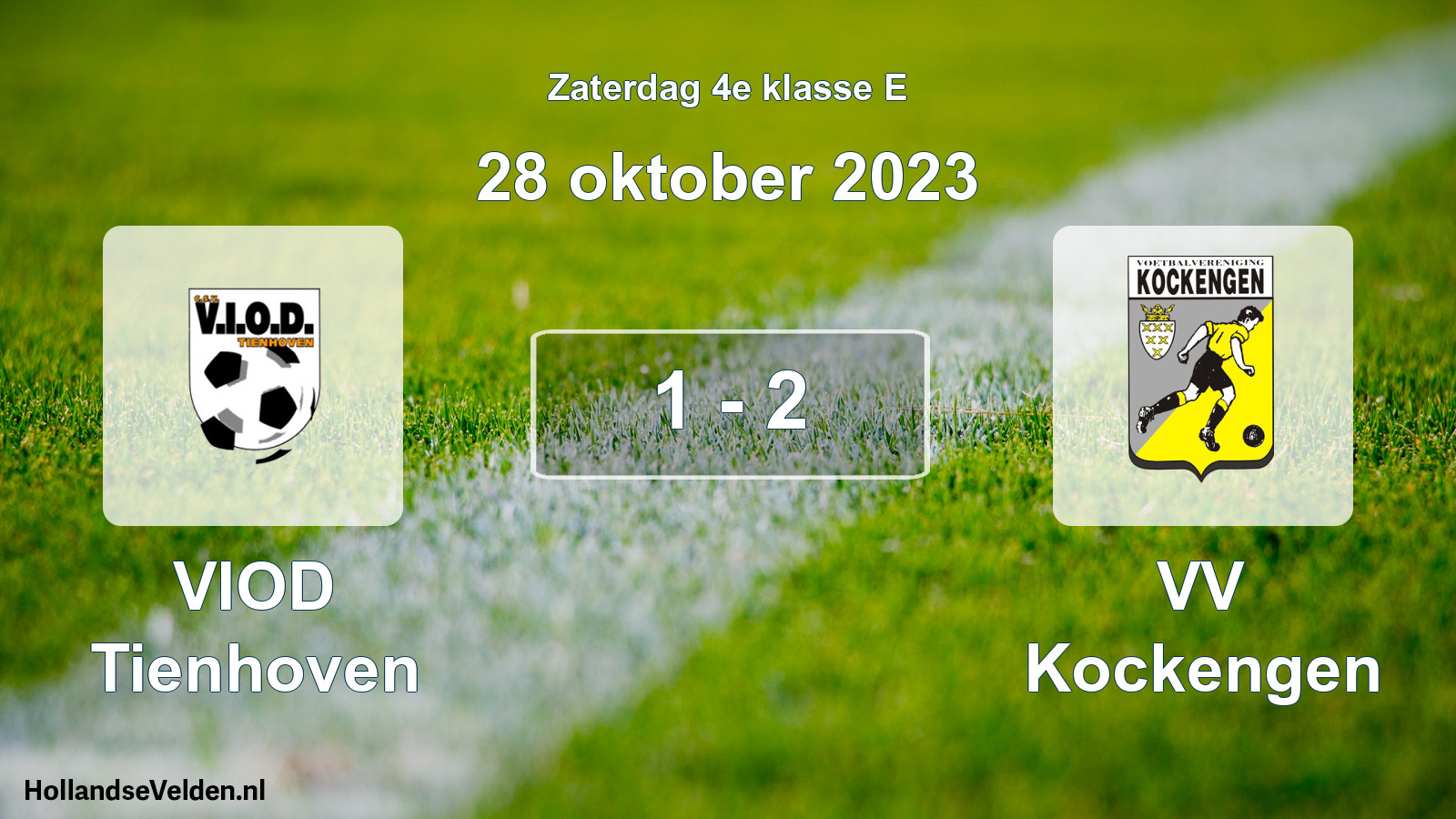Total number of matches played: VIOD Tienhoven - VV Kockengen 1 - 2 (28 October 2023)