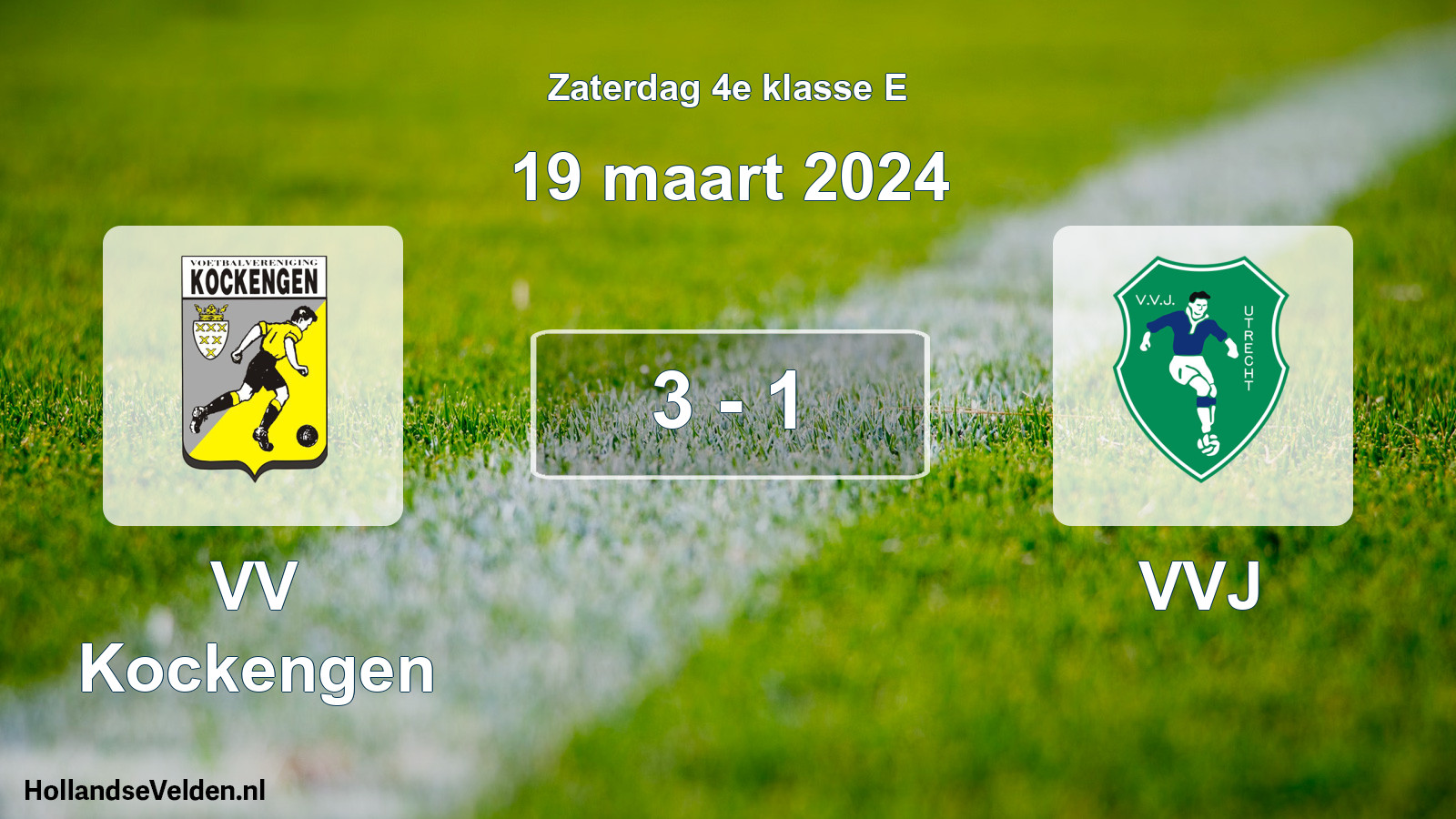 Total number of matches played: VV Kockengen - VVJ 3 - 1 (19 March 2024)