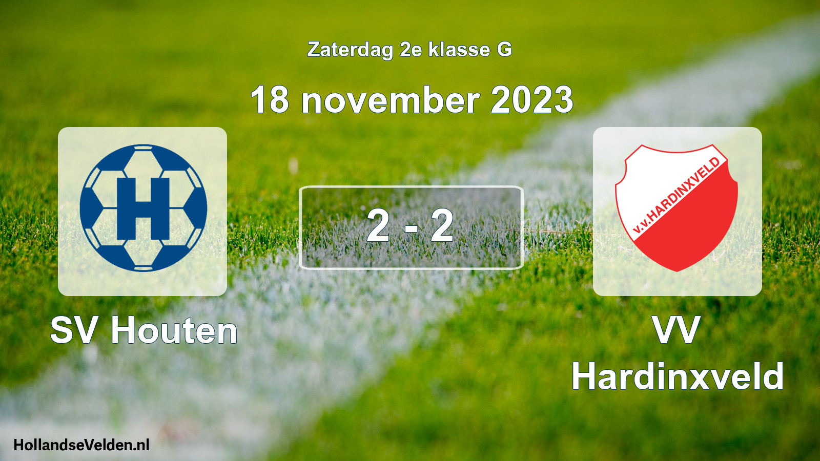 Total number of matches played: SV Houten - VV Hardinxveld 2 - 2 (18 November 2023)