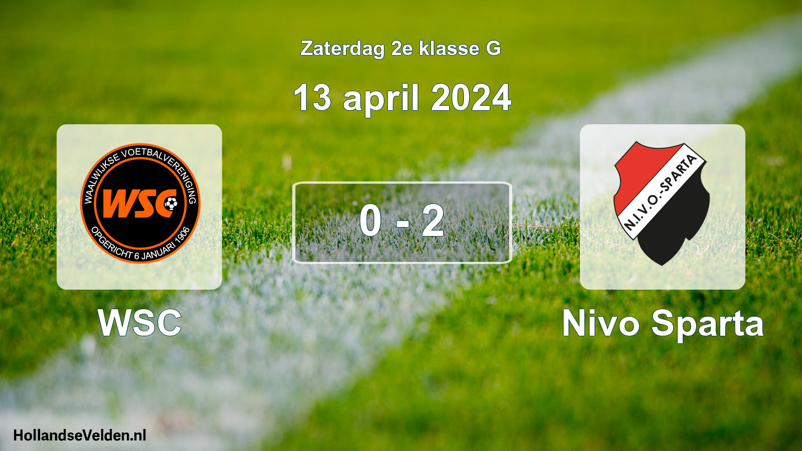 Total number of matches played: WSC - Nivo Sparta 0 - 2 (13 April 2024)