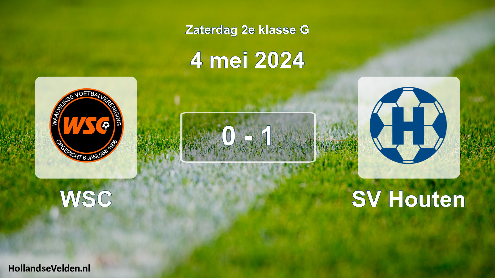 Total number of matches played: WSC - SV Houten 0 - 1 (4 May 2024)
