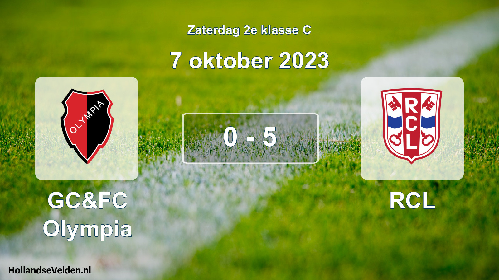 Total number of matches played: GC&FC Olympia - RCL 0 - 5 (7 October 2023)