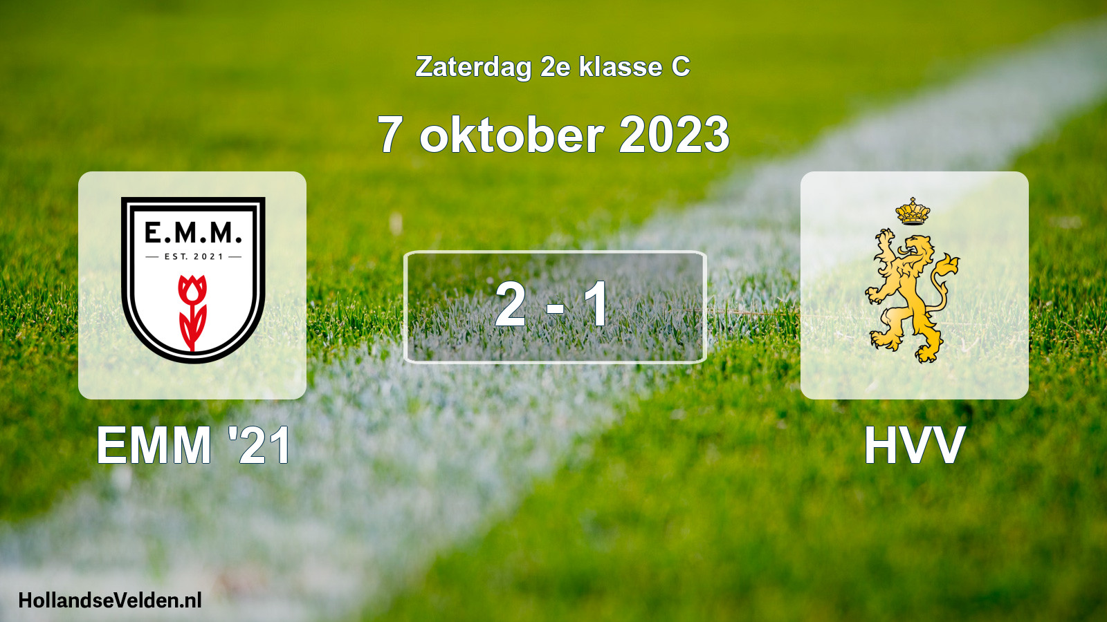 Total number of matches played: EMM '21 - HVV 2 - 1 (7 October 2023)