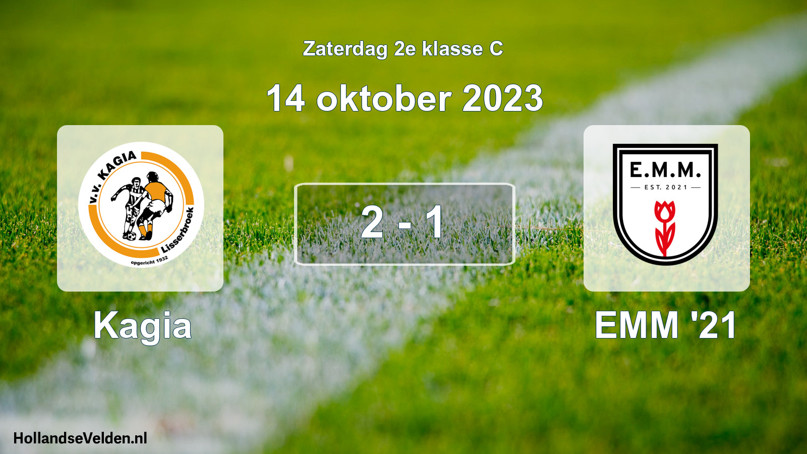 Total number of matches played: Kagia - EMM '21 2 - 1 (14 October 2023)