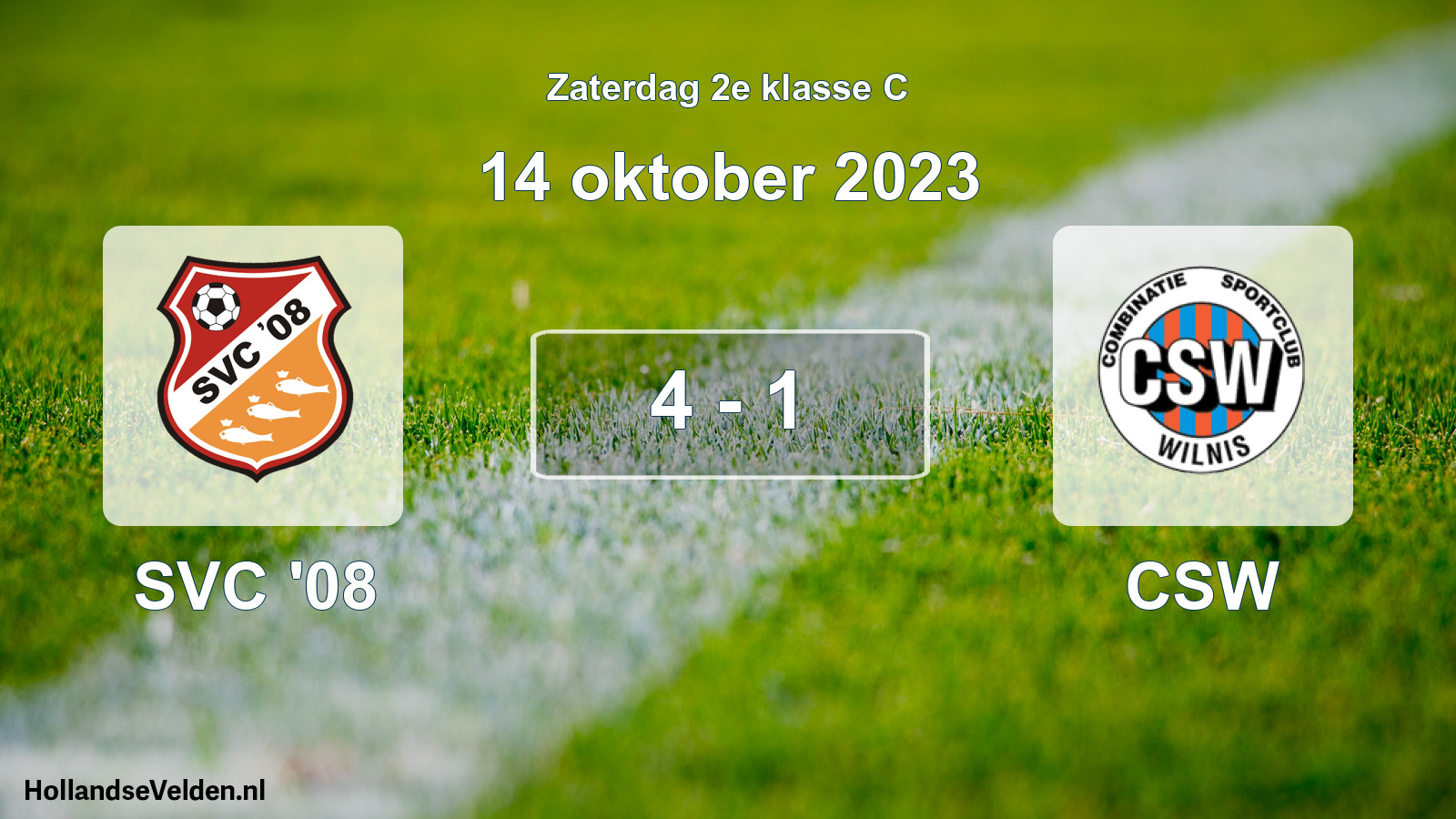 Total number of matches played: SVC '08 - CSW 4 - 1 (14 October 2023)