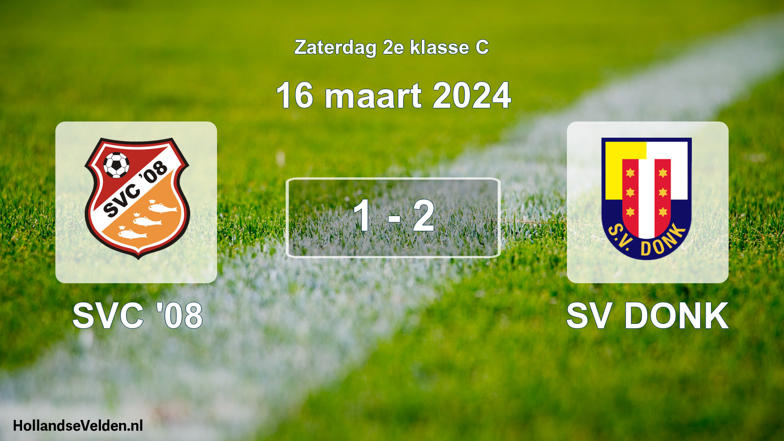 Total number of matches played: SVC '08 - SV DONK 1 - 2 (16 March 2024)