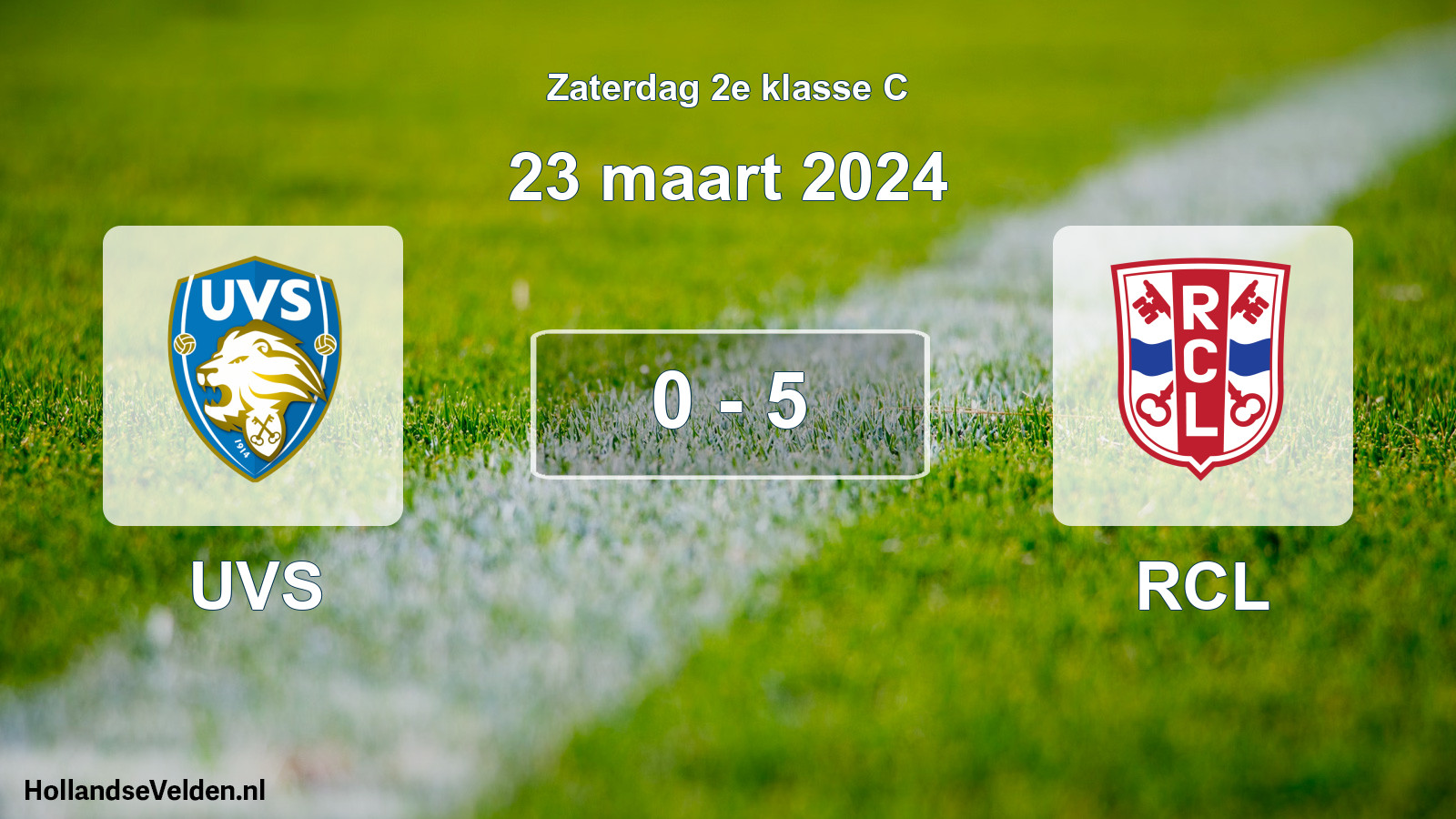 Total number of matches played: UVS - RCL 0 - 5 (23 March 2024)