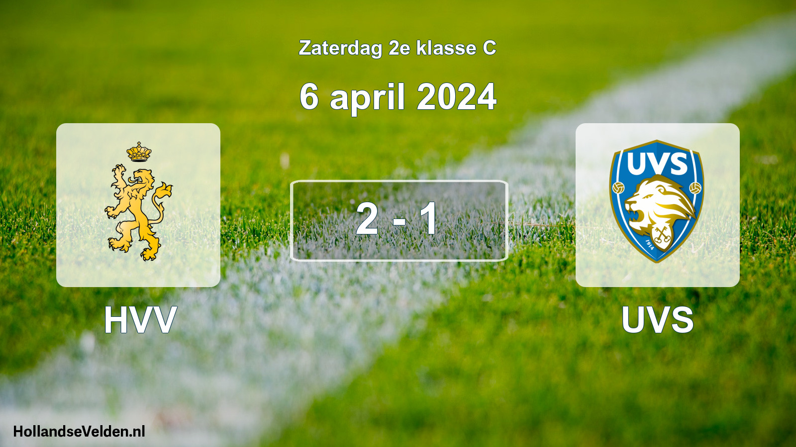 Total number of matches played: HVV - UVS 2 - 1 (6 April 2024)