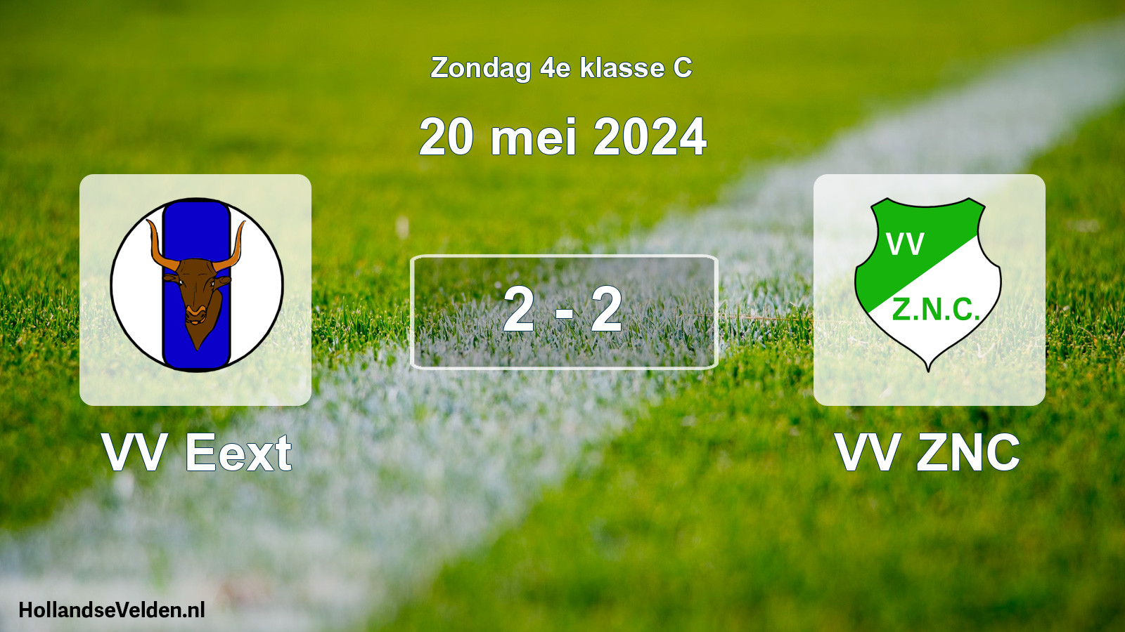 Total number of matches played: VV Eext - VV ZNC 2 - 2 (20 May 2024)