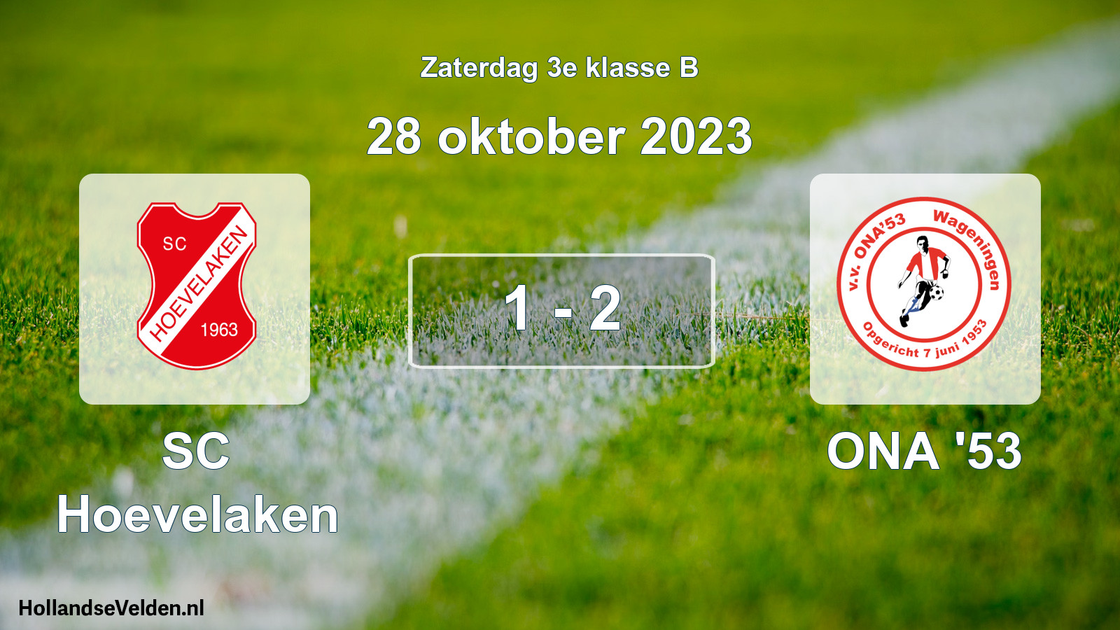 Total number of matches played: SC Hoevelaken - ONA '53 1 - 2 (28 October 2023)
