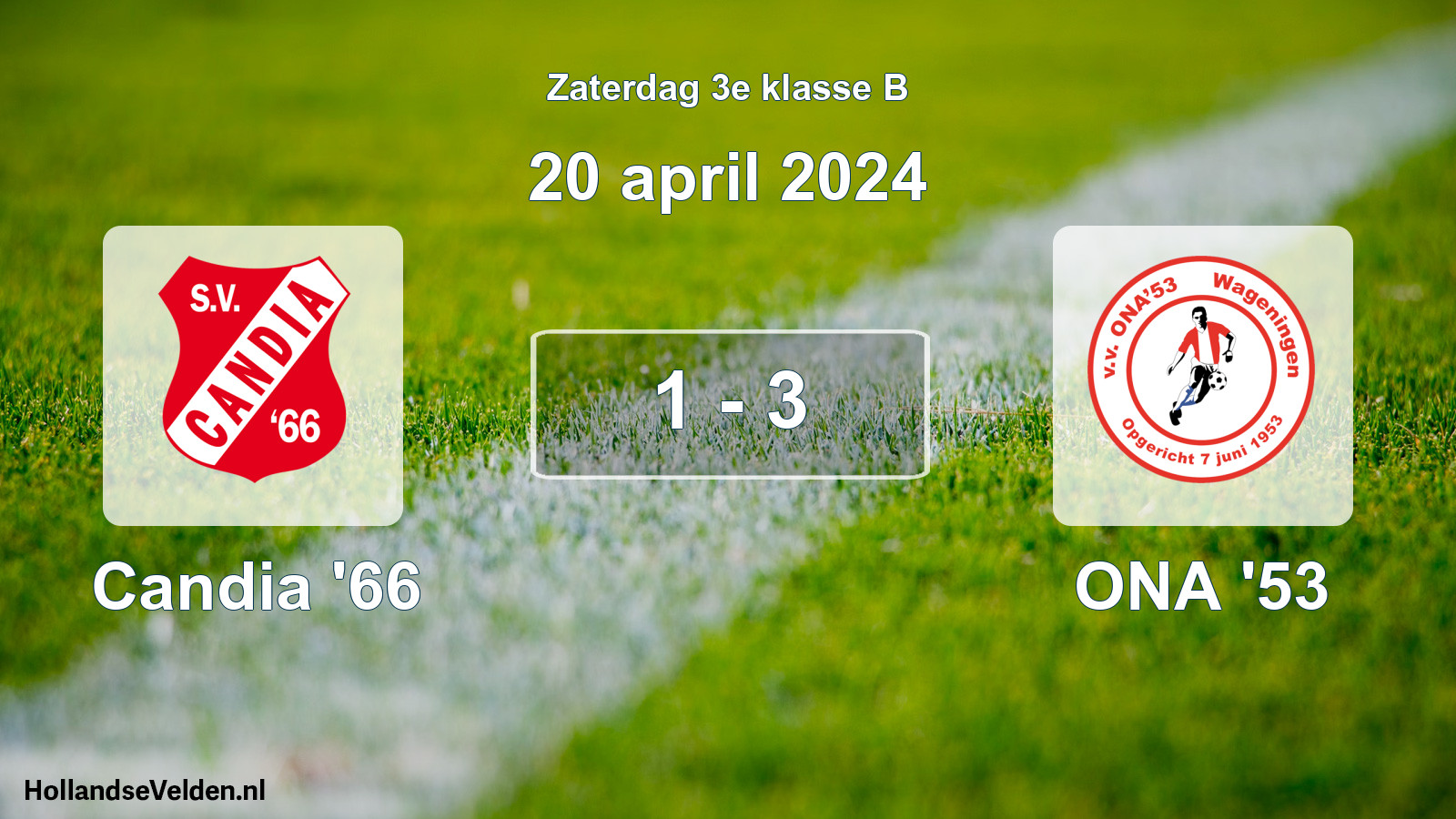 Total number of matches played: Candia '66 - ONA '53 1 - 3 (20 April 2024)