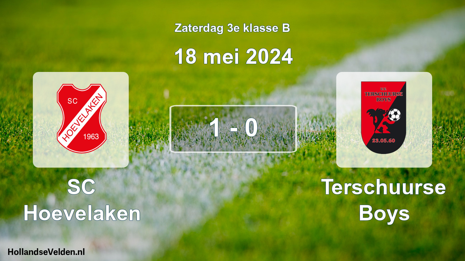 Total number of matches played: SC Hoevelaken - Terschuurse Boys 1 - 0 (18 May 2024)
