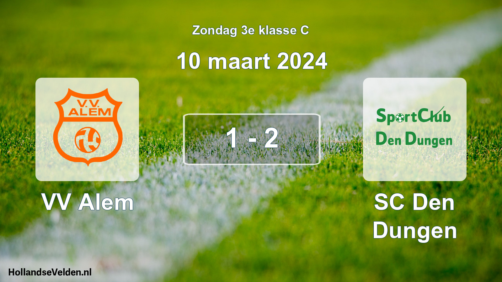 Total number of matches played: VV Alem - SC Den Dungen 1 - 2 (10 March 2024)
