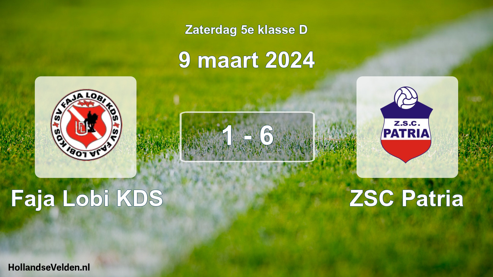 Total number of matches played: Faja Lobi KDS - ZSC Patria 1 - 6 (9 March 2024)