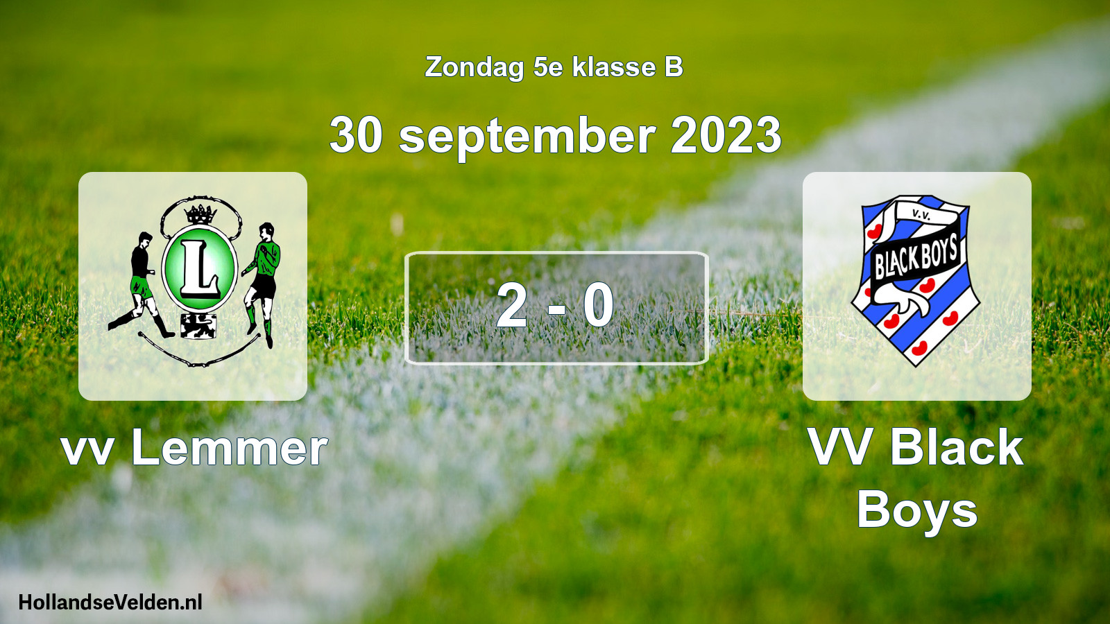 Total number of matches played: vv Lemmer - VV Black Boys 2 - 0 (30 September 2023)