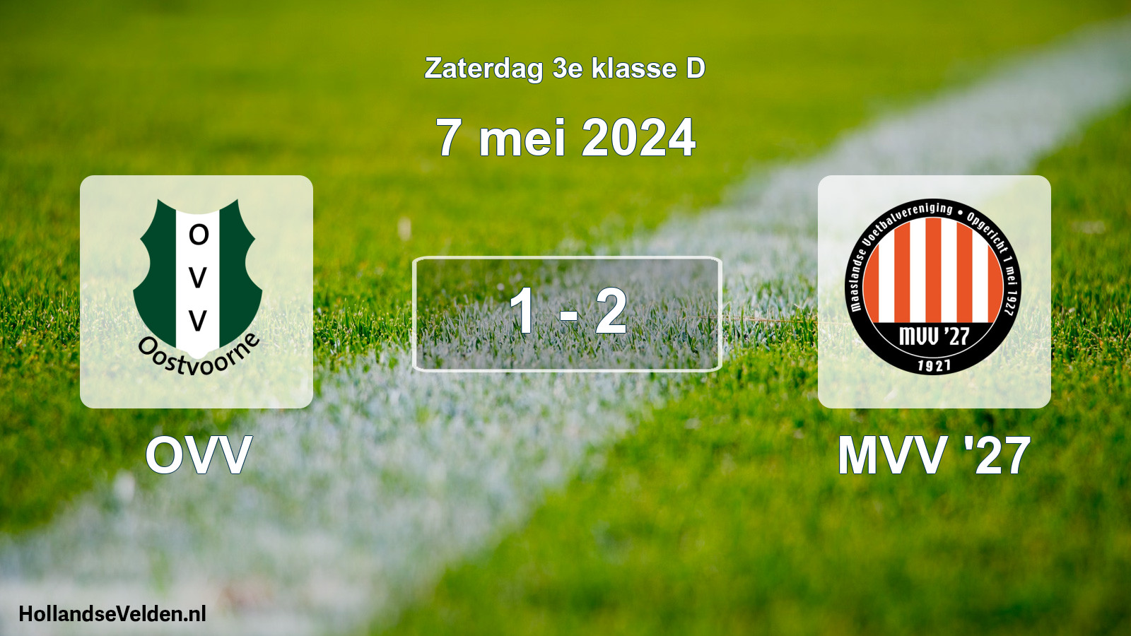 Total number of matches played: OVV - MVV '27 1 - 2 (7 May 2024)