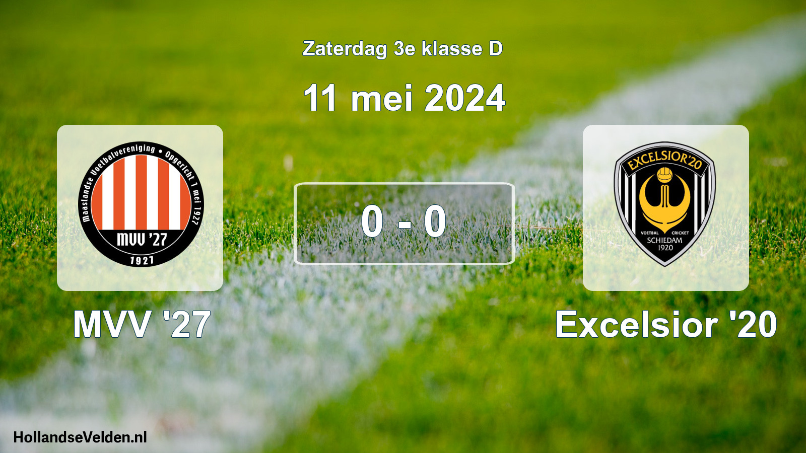 Total number of matches played: MVV '27 - Excelsior '20 0 - 0 (11 May 2024)