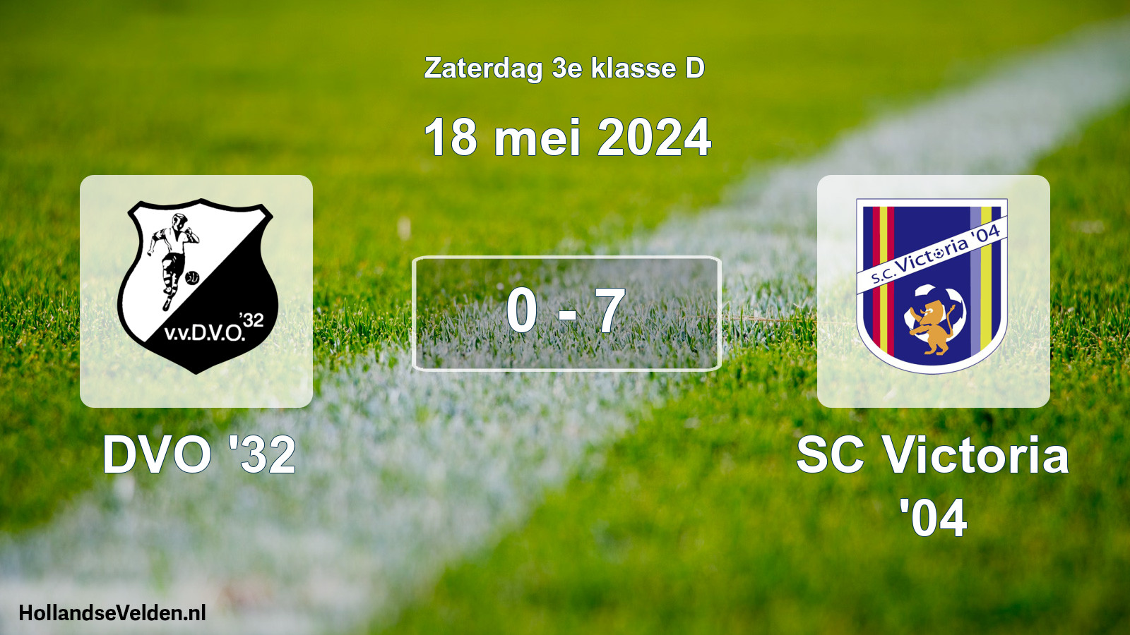 Total number of matches played: DVO '32 - SC Victoria '04 0 - 7 (18 May 2024)