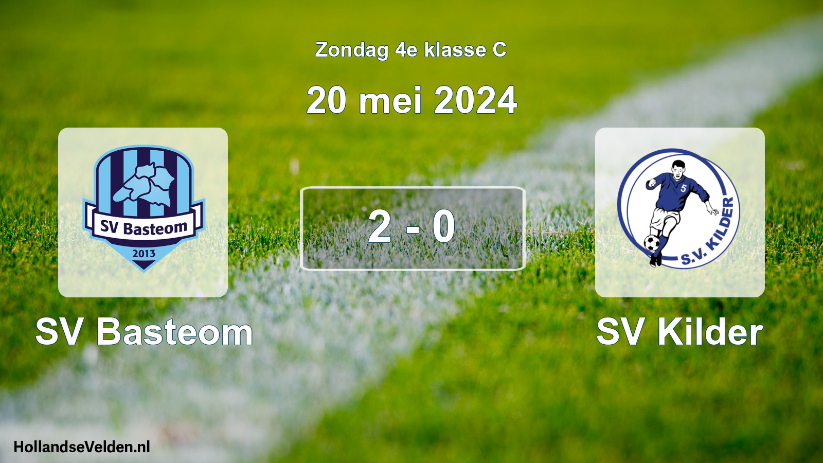 Total number of matches played: SV Basteom - SV Kilder 2 - 0 (20 May 2024)