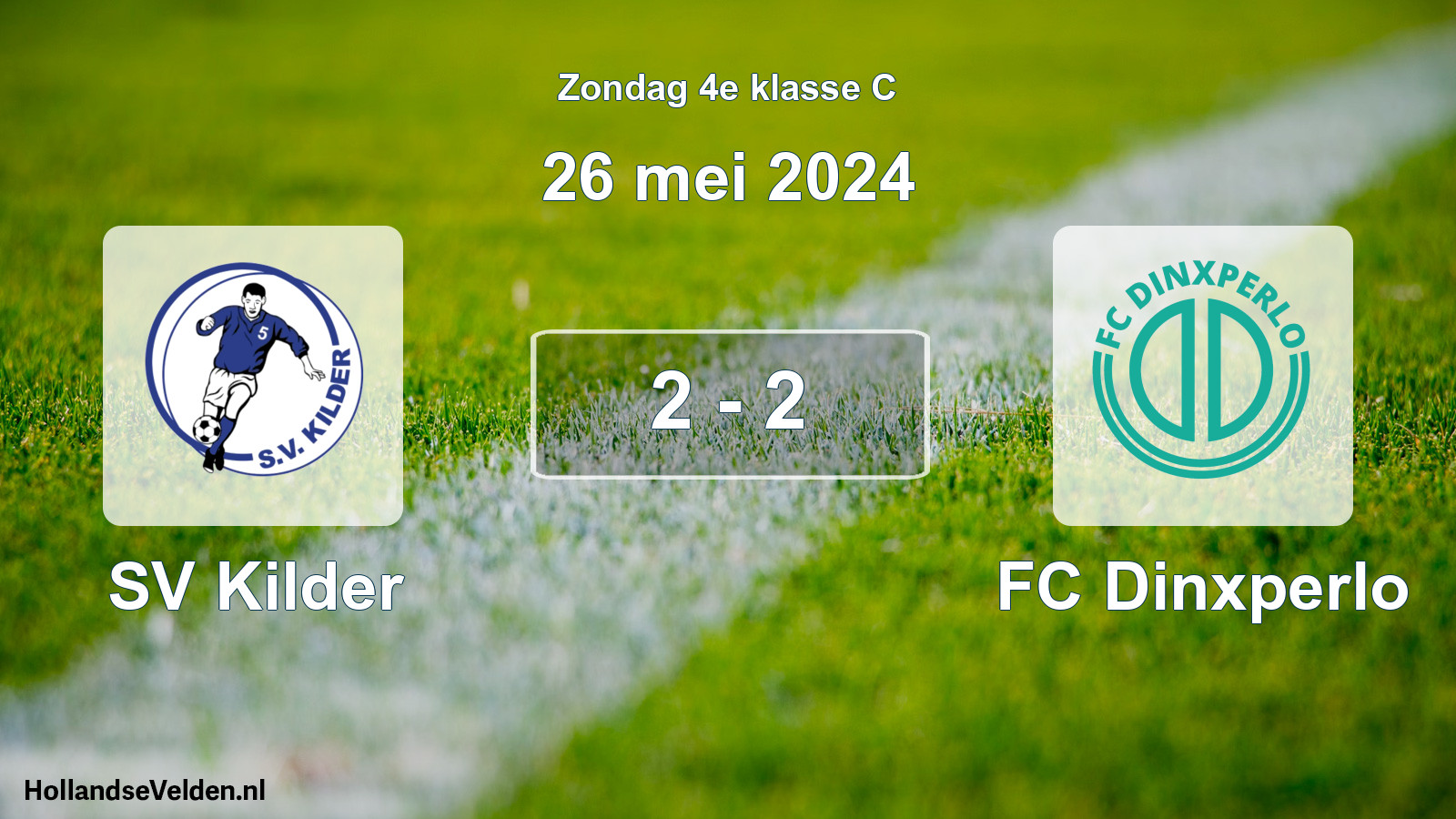 Total number of matches played: SV Kilder - FC Dinxperlo 2 - 2 (26 May 2024)