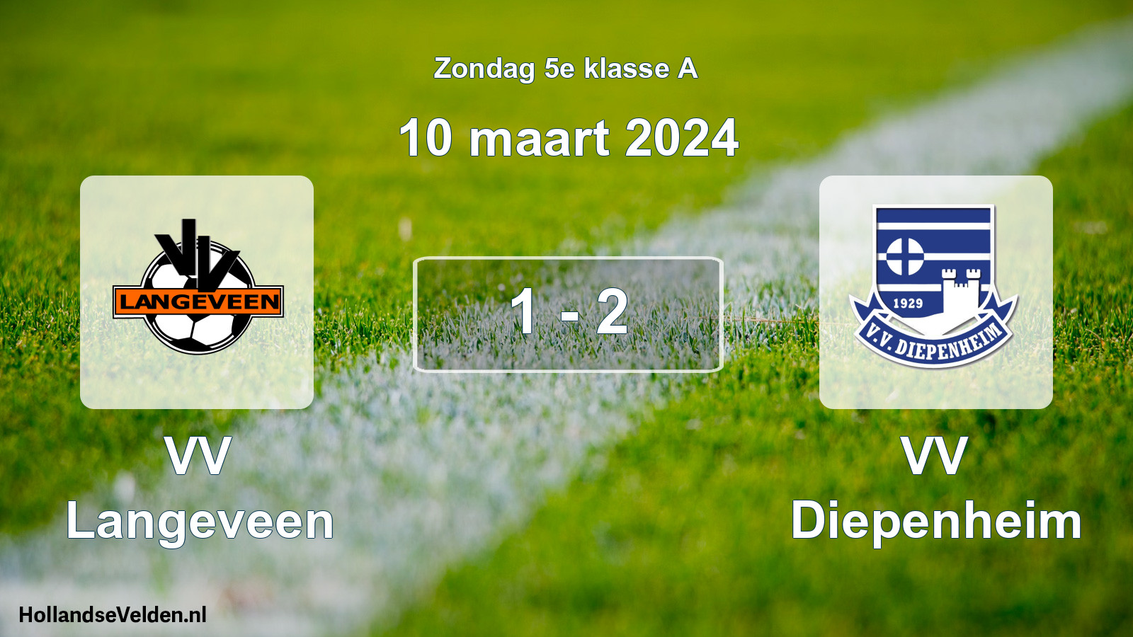 Total number of matches played: VV Langeveen - VV Diepenheim 1 - 2 (10 March 2024)