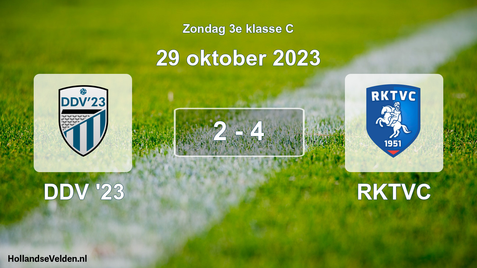 Total number of matches played: DDV '23 - RKTVC 2 - 4 (29 October 2023)