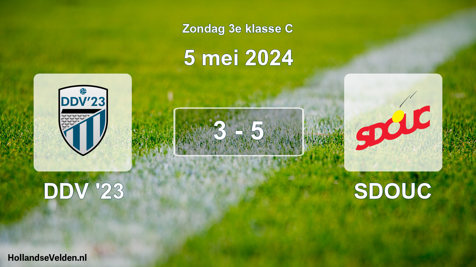 Total number of matches played: DDV '23 - SDOUC 3 - 5 (5 May 2024)