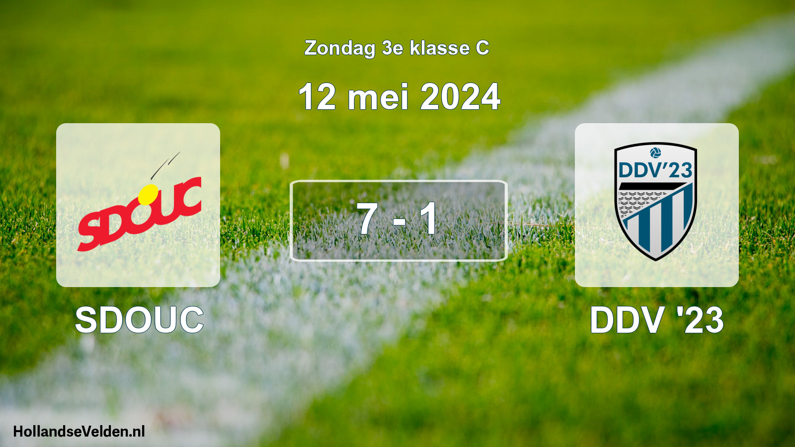 Total number of matches played: SDOUC - DDV '23 7 - 1 (12 May 2024)