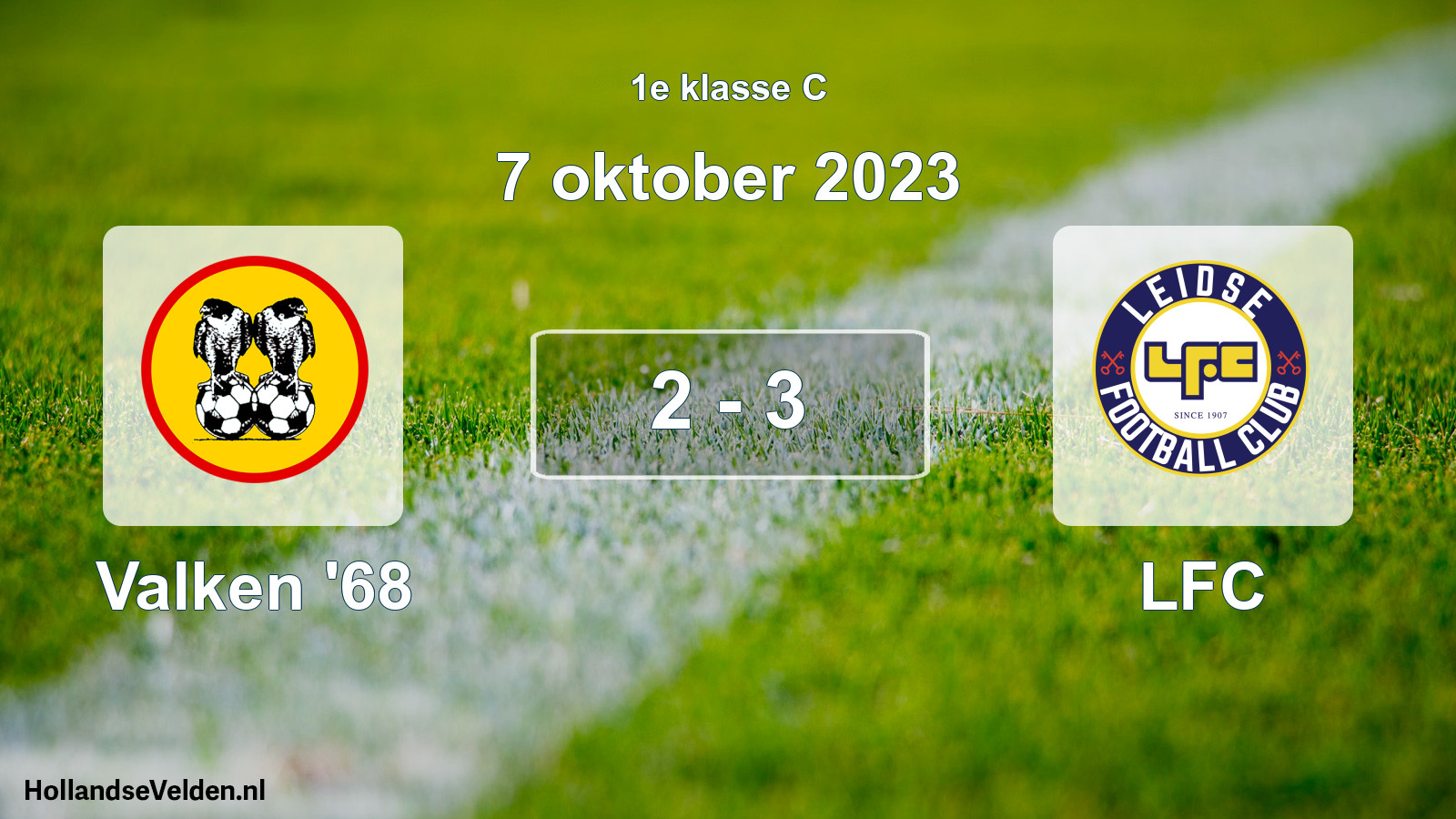 Total number of matches played: Valken '68 - LFC 2 - 3 (7 October 2023)