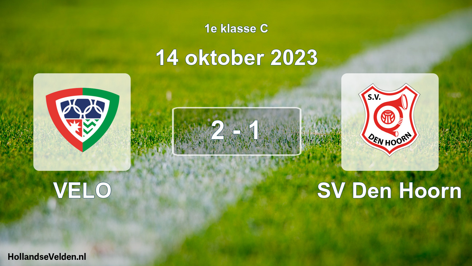 Total number of matches played: VELO - SV Den Hoorn 2 - 1 (14 October 2023)