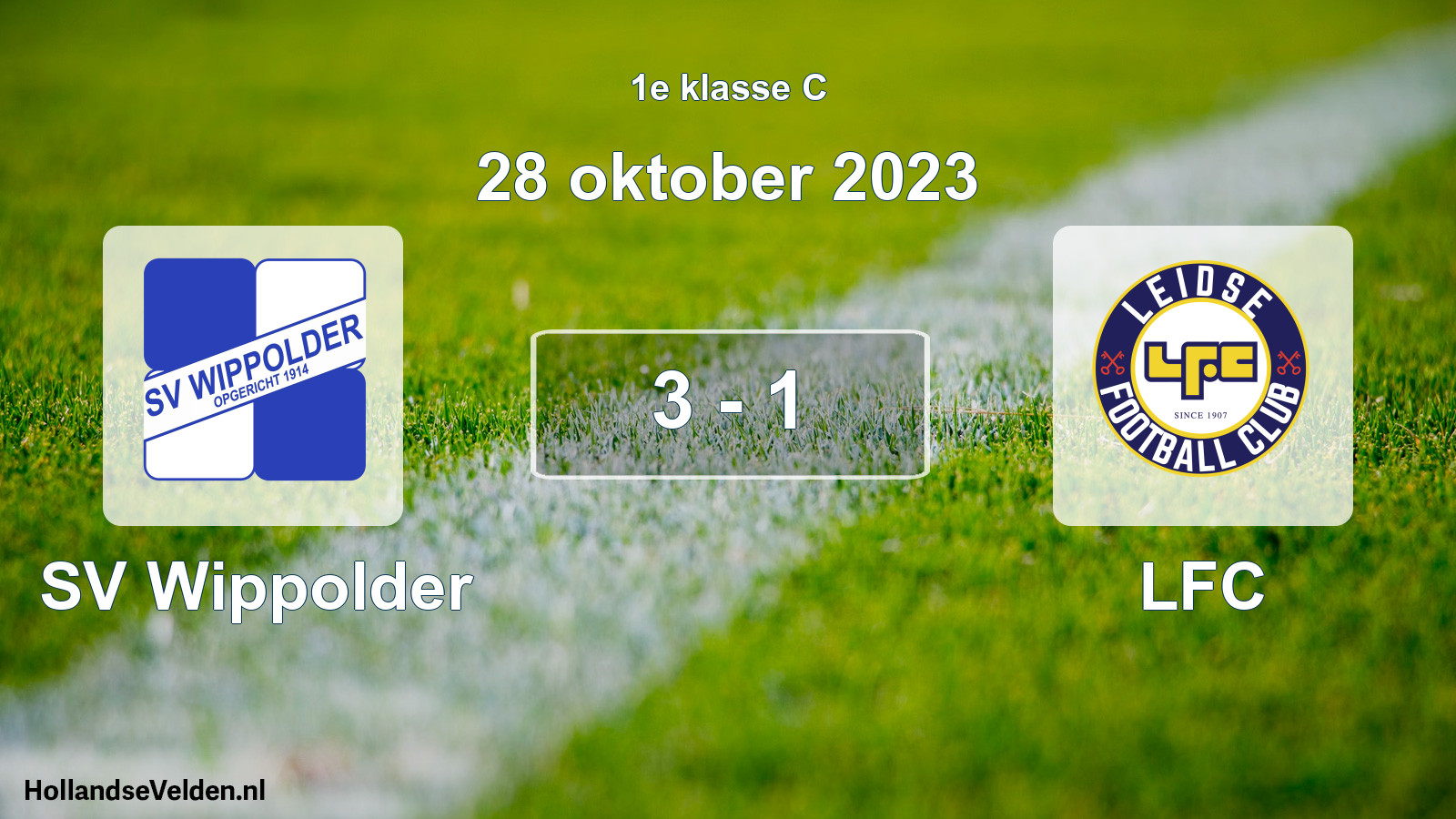 Total number of matches played: SV Wippolder - LFC 3 - 1 (28 October 2023)