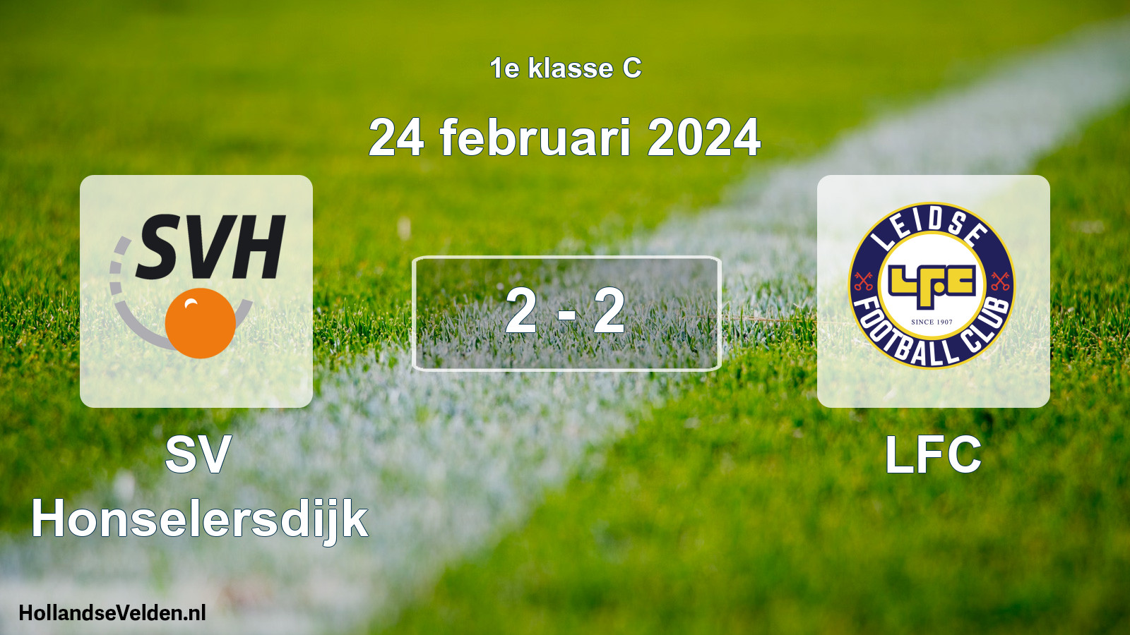 Total number of matches played: SV Honselersdijk - LFC 2 - 2 (24 February 2024)