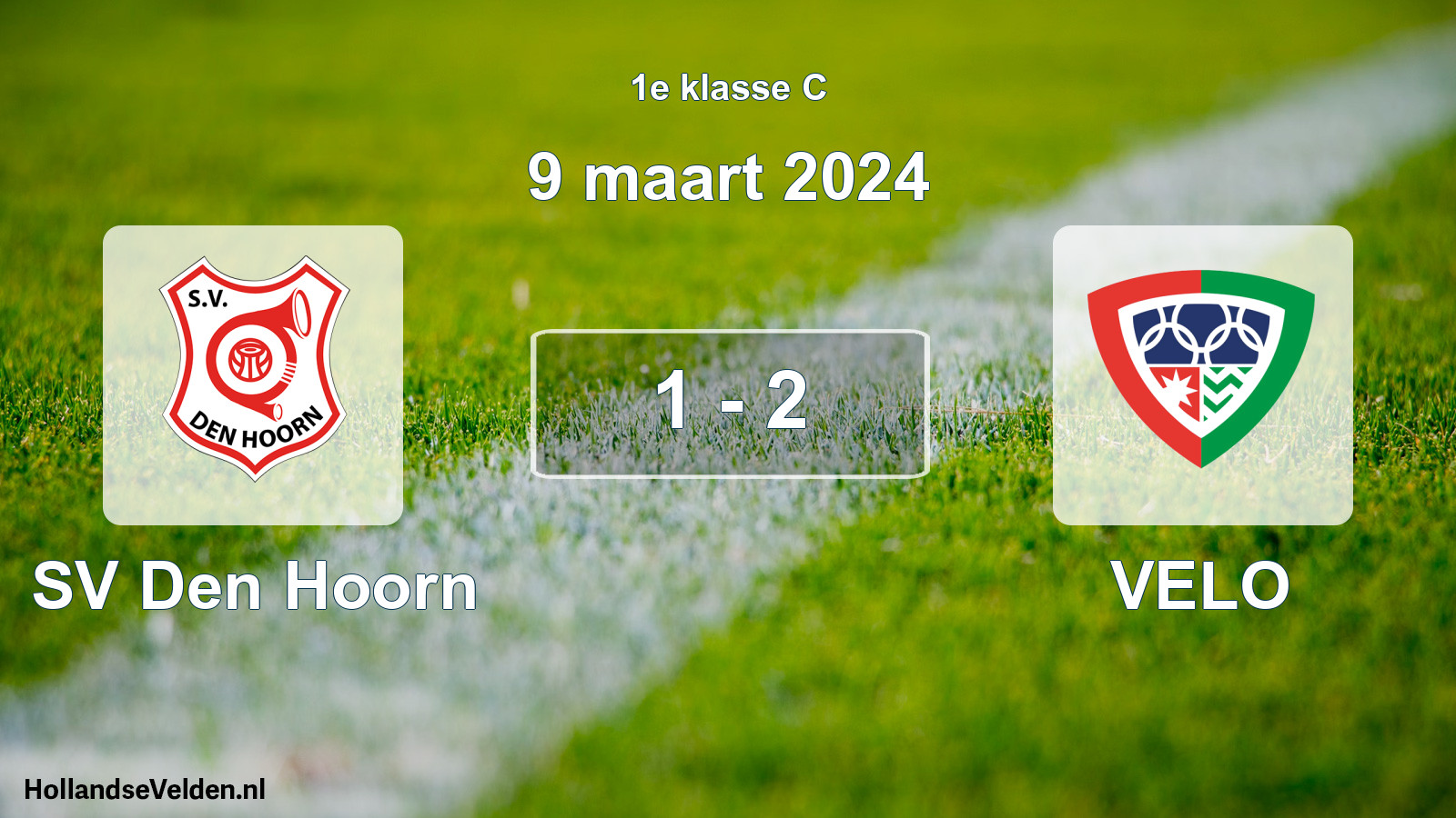 Total number of matches played: SV Den Hoorn - VELO 1 - 2 (9 March 2024)