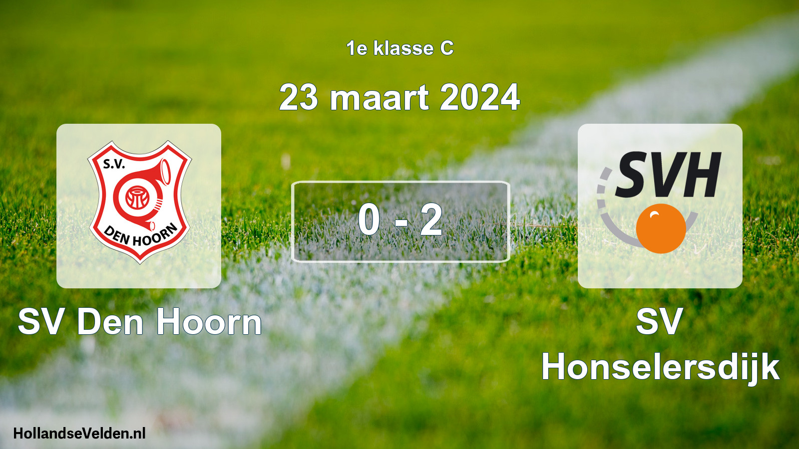 Total number of matches played: SV Den Hoorn - SV Honselersdijk 0 - 2 (23 March 2024)