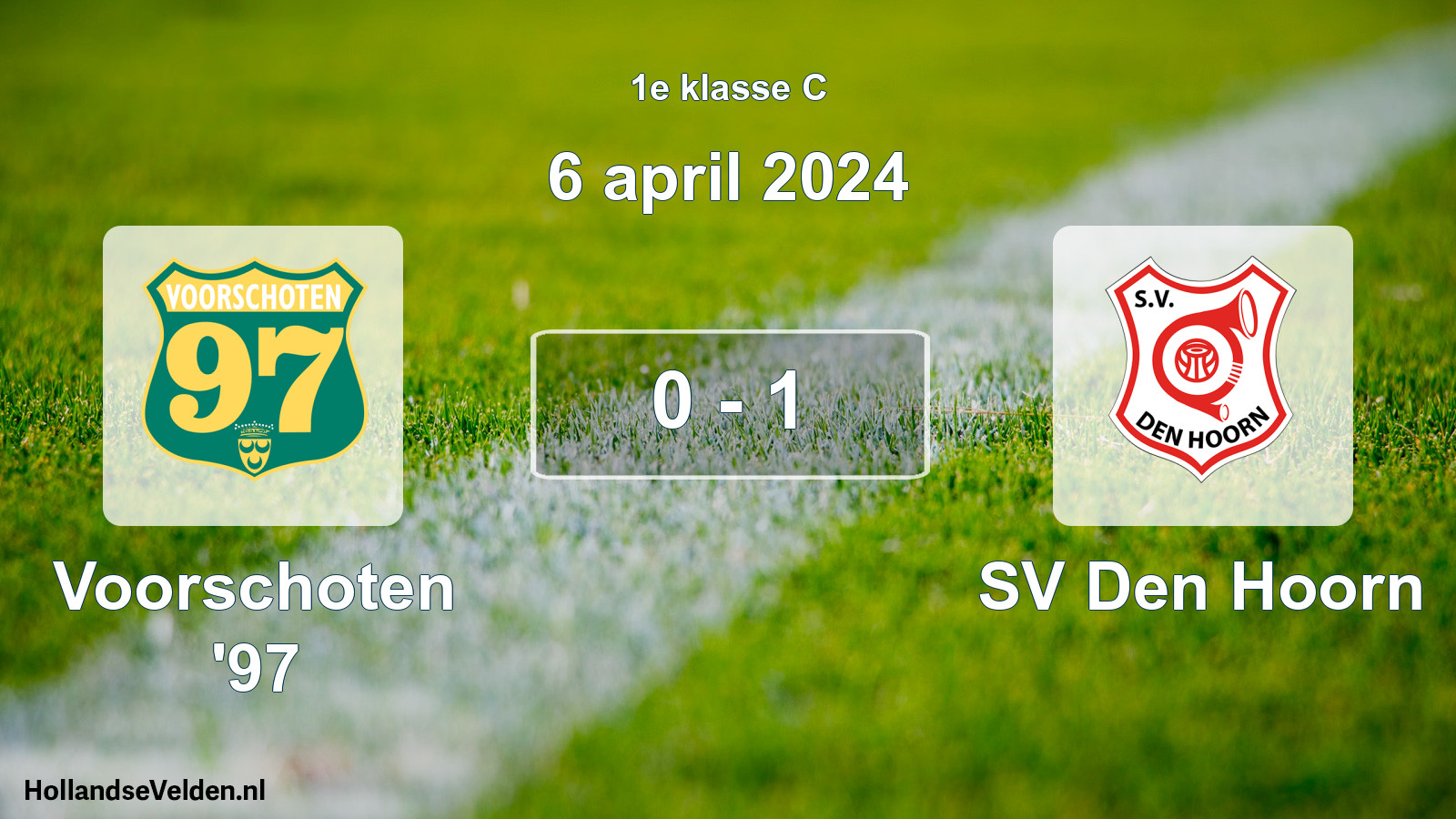 Total number of matches played: Voorschoten '97 - SV Den Hoorn 0 - 1 (6 April 2024)