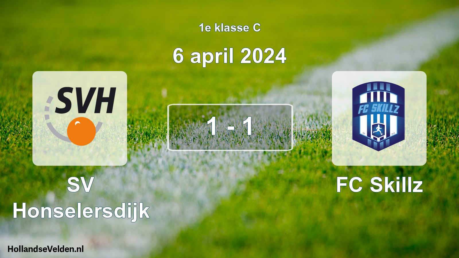 Total number of matches played: SV Honselersdijk - FC Skillz 1 - 1 (6 April 2024)
