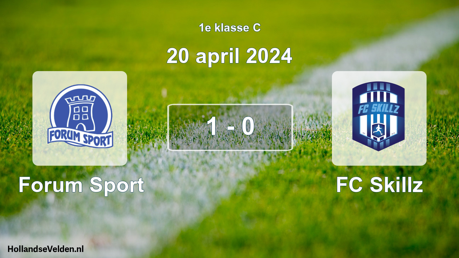 Total number of matches played: Forum Sport - FC Skillz 1 - 0 (20 April 2024)