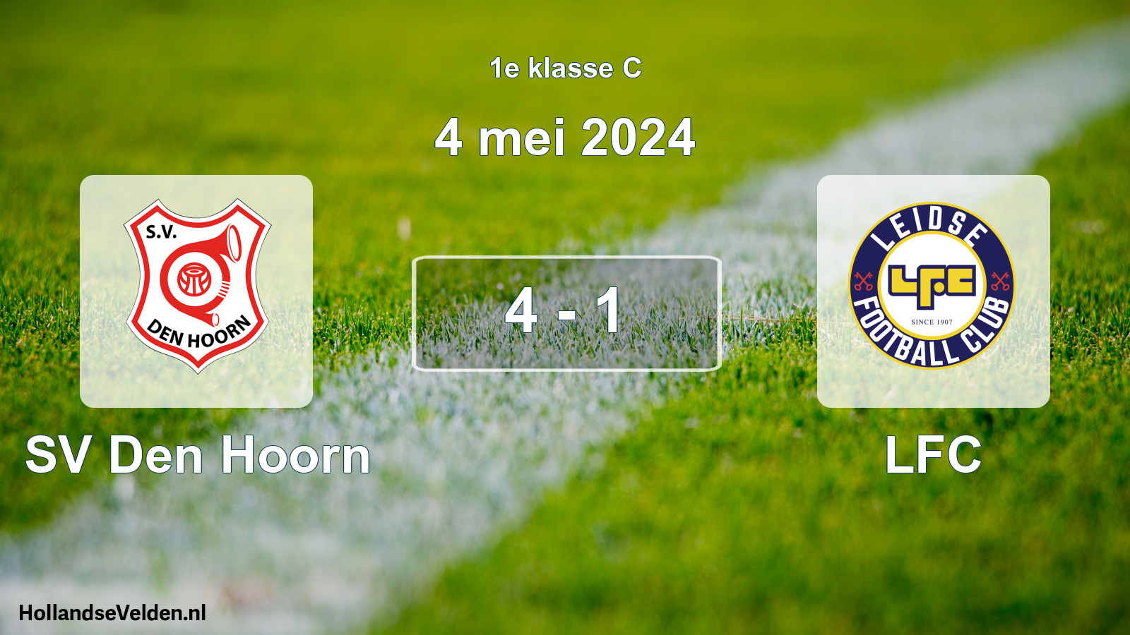 Total number of matches played: SV Den Hoorn - LFC 4 - 1 (4 May 2024)