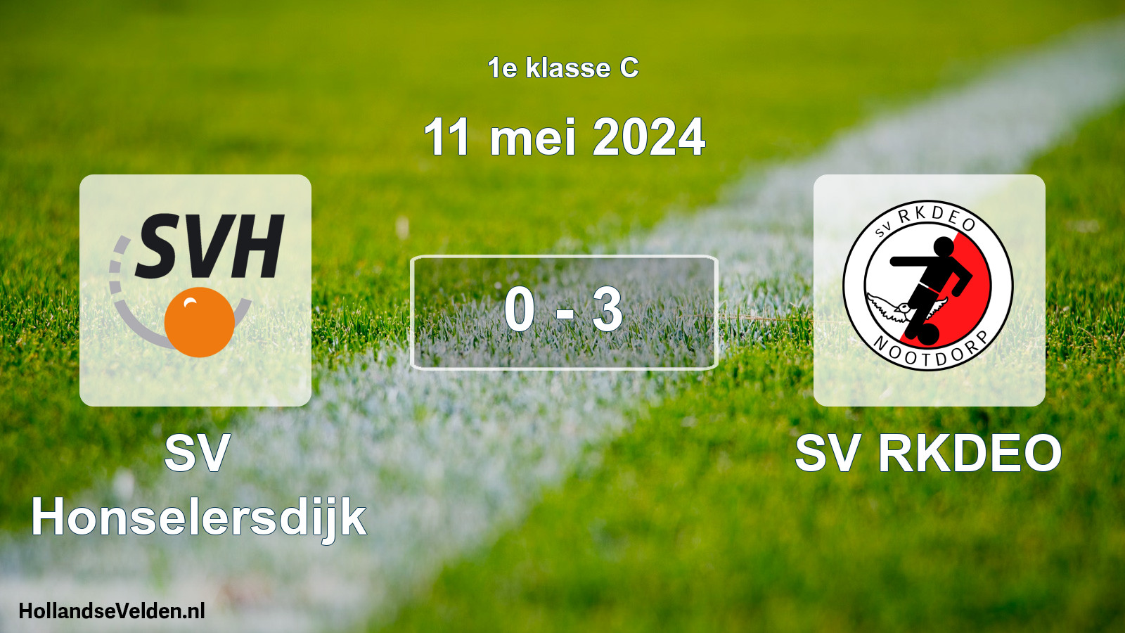 Total number of matches played: SV Honselersdijk - SV RKDEO 0 - 3 (11 May 2024)