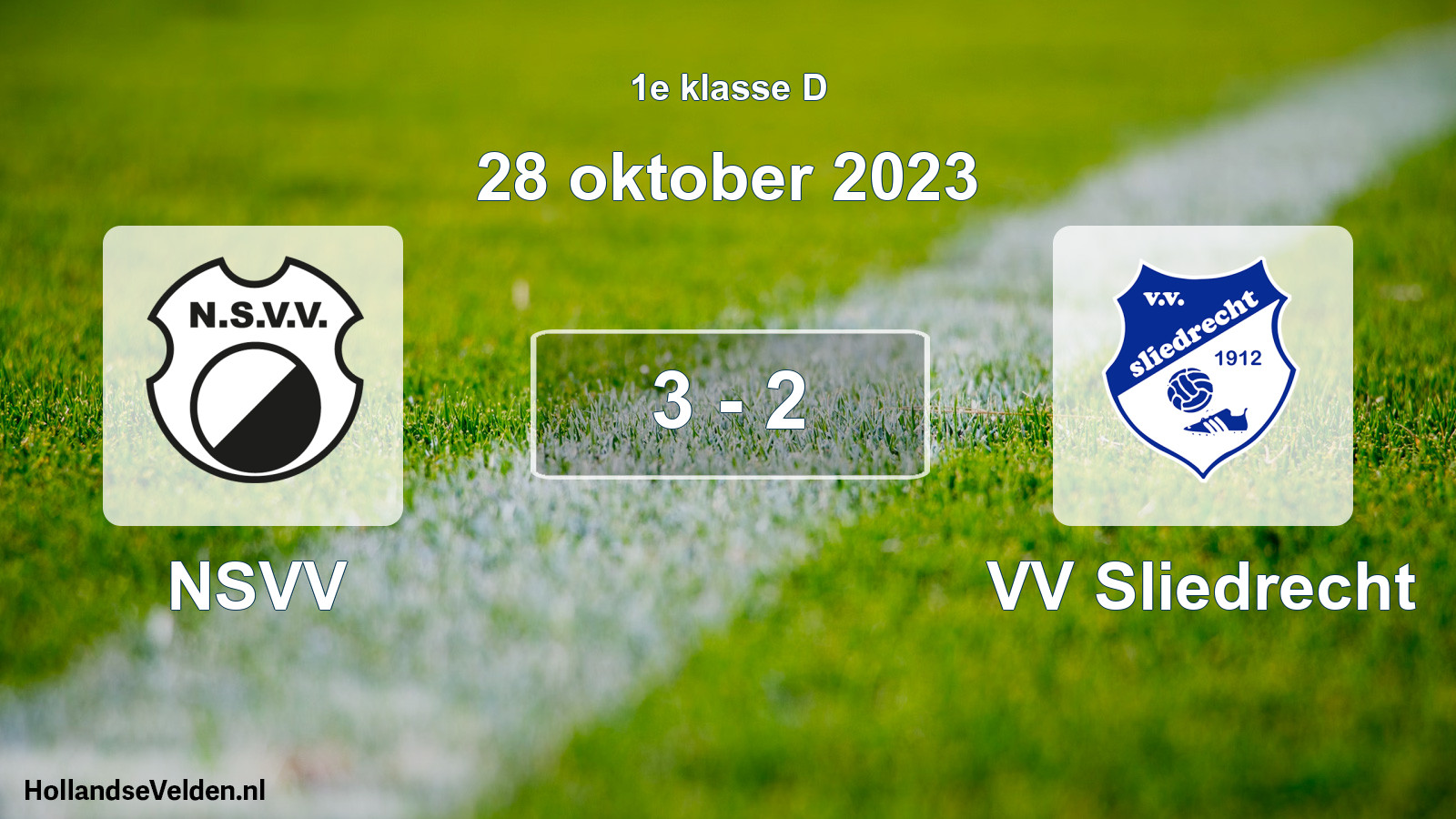 Total number of matches played: NSVV - VV Sliedrecht 3 - 2 (28 October 2023)