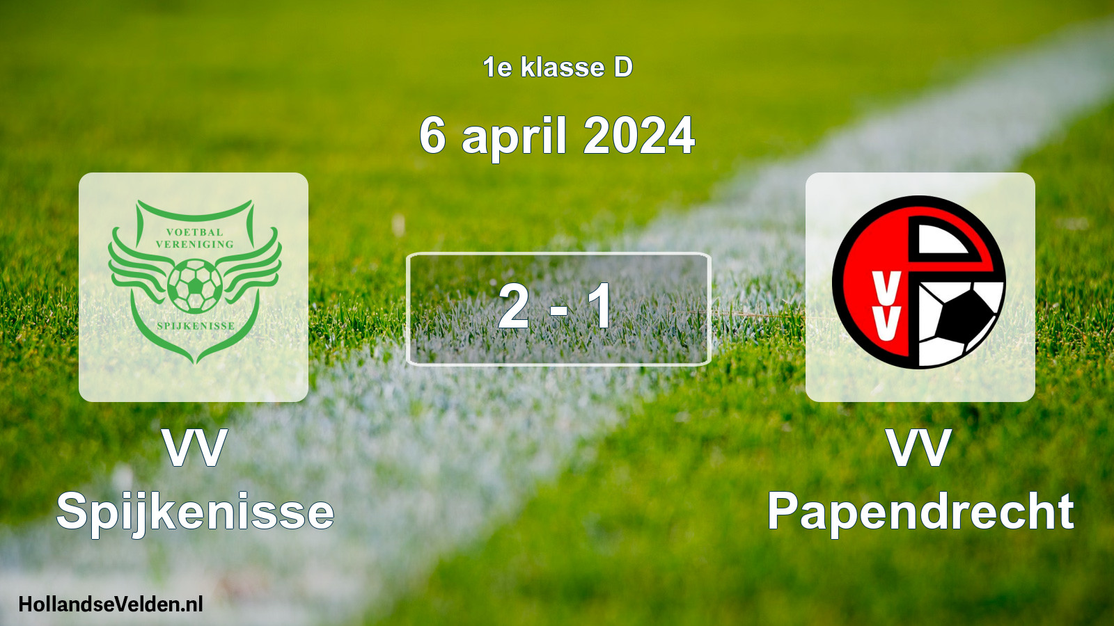 Total number of matches played: VV Spijkenisse - VV Papendrecht 2 - 1 (6 April 2024)