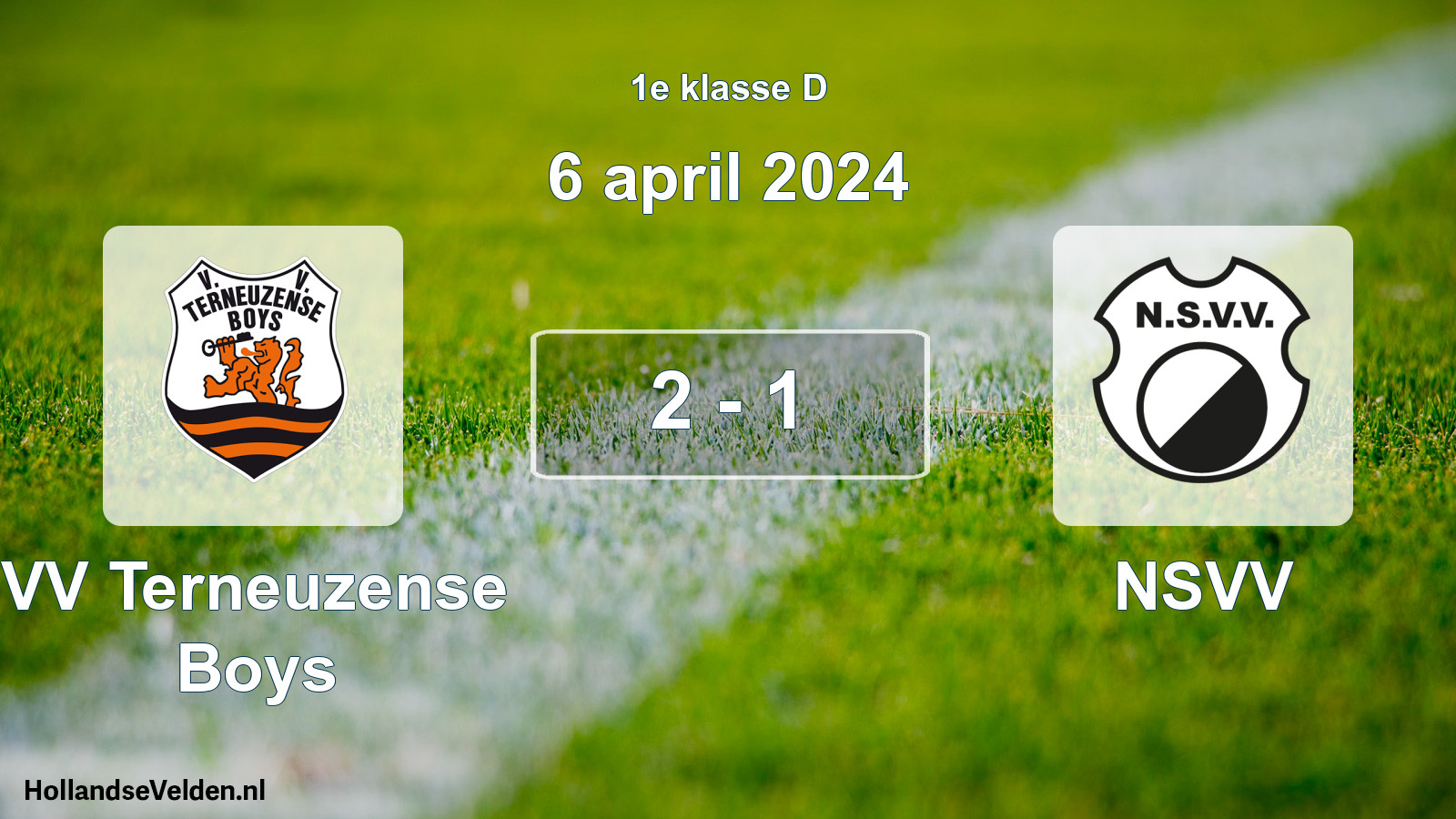 Total number of matches played: VV Terneuzense Boys - NSVV 2 - 1 (6 April 2024)